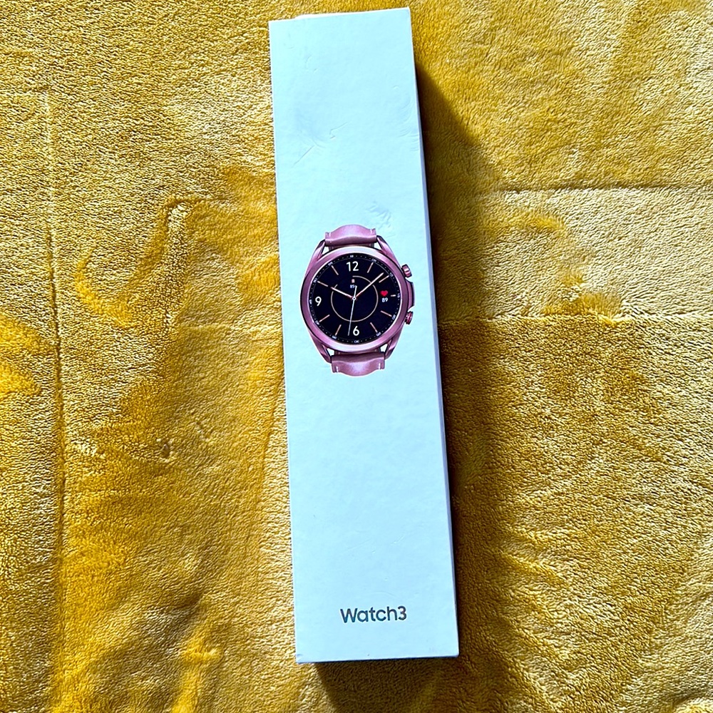Samsung Galaxy Watch 3,Rose Gold, includes charger&original package 41 mm band